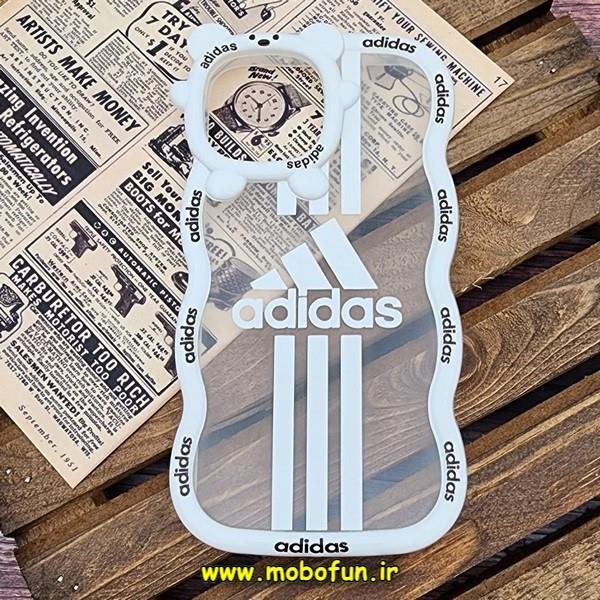 قاب گوشی iPhone 12 Pro Max آیفون شفاف فانتزی بالشتی طرح آدیداس adidas کد 558